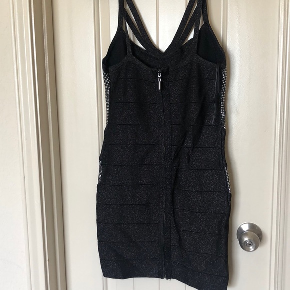 BEBE sparkle bandage dress - Picture 4 of 4